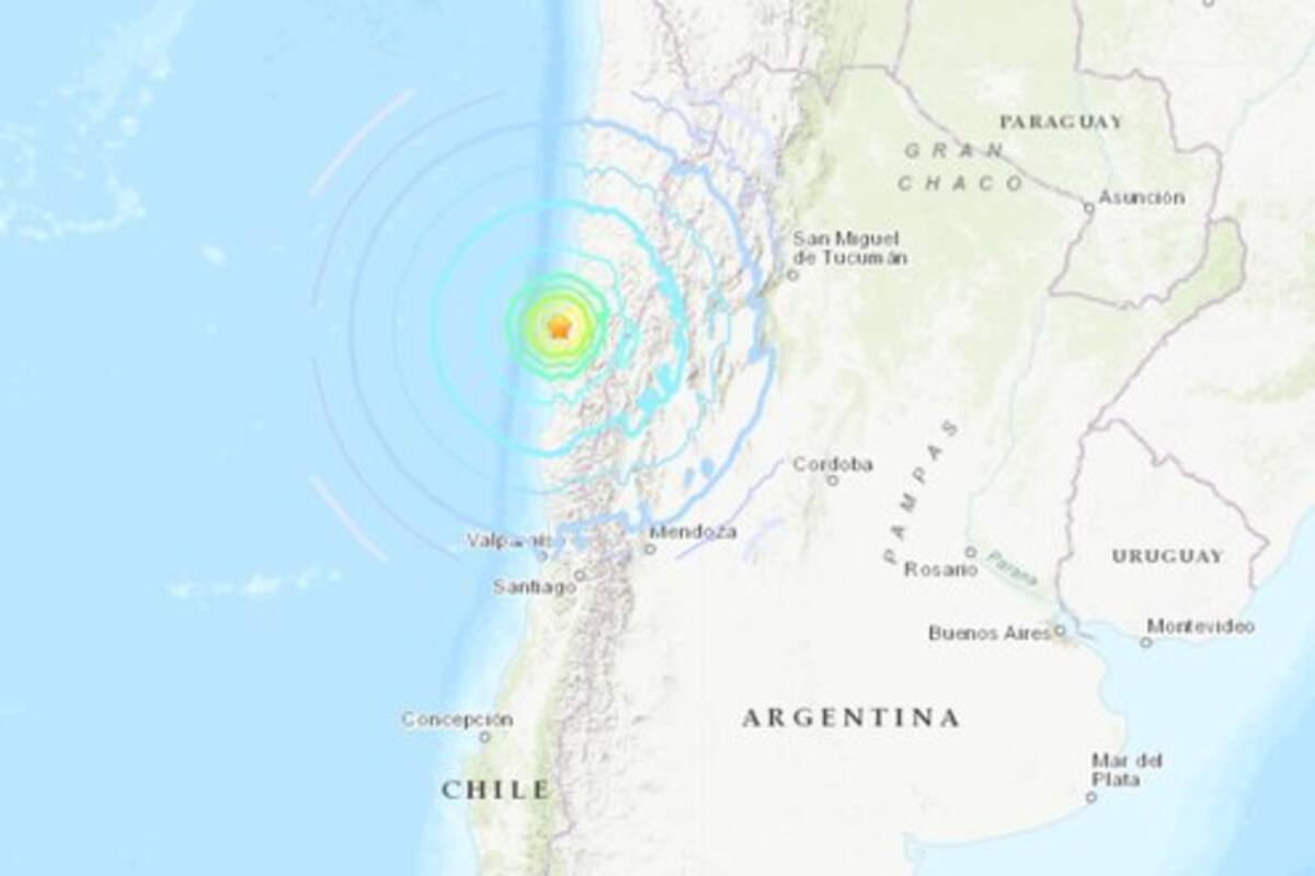 Sacude sismo de 6.7 a Chile; se siente en gran parte del Centro y Norte