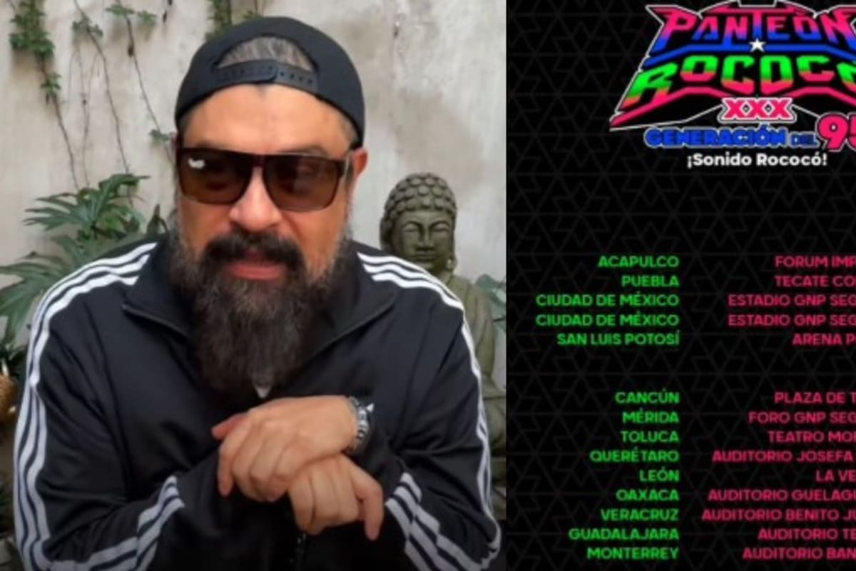 Vocalista de Panteón Rococó reaparece en redes sociales y anuncia las nuevas fechas de la gira de la banda