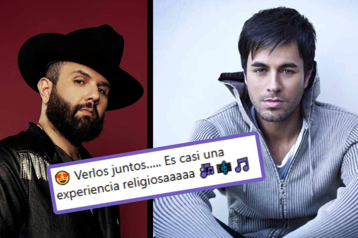Fans de Carín León piden colaboración con Enrique Iglesias tras publicar foto juntos: “con uno de los grandes”