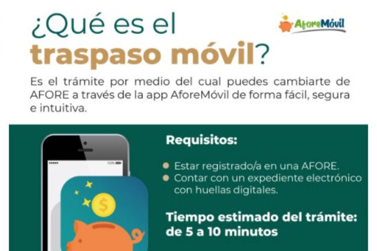 Con el poder de tu dedo: Así puedes cambiarte de Afore desde tu teléfono móvil