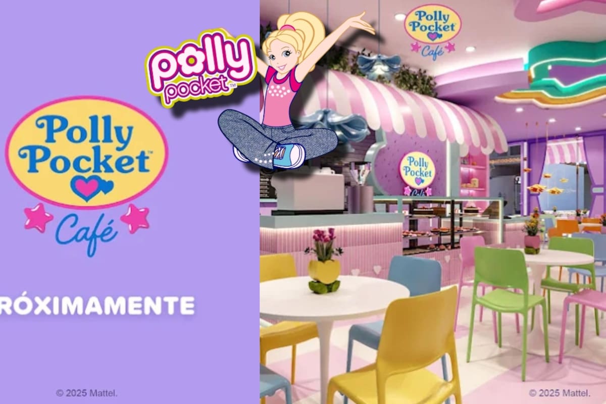 El mundo miniatura de Polly Pocket llega a México convertido en cafetería