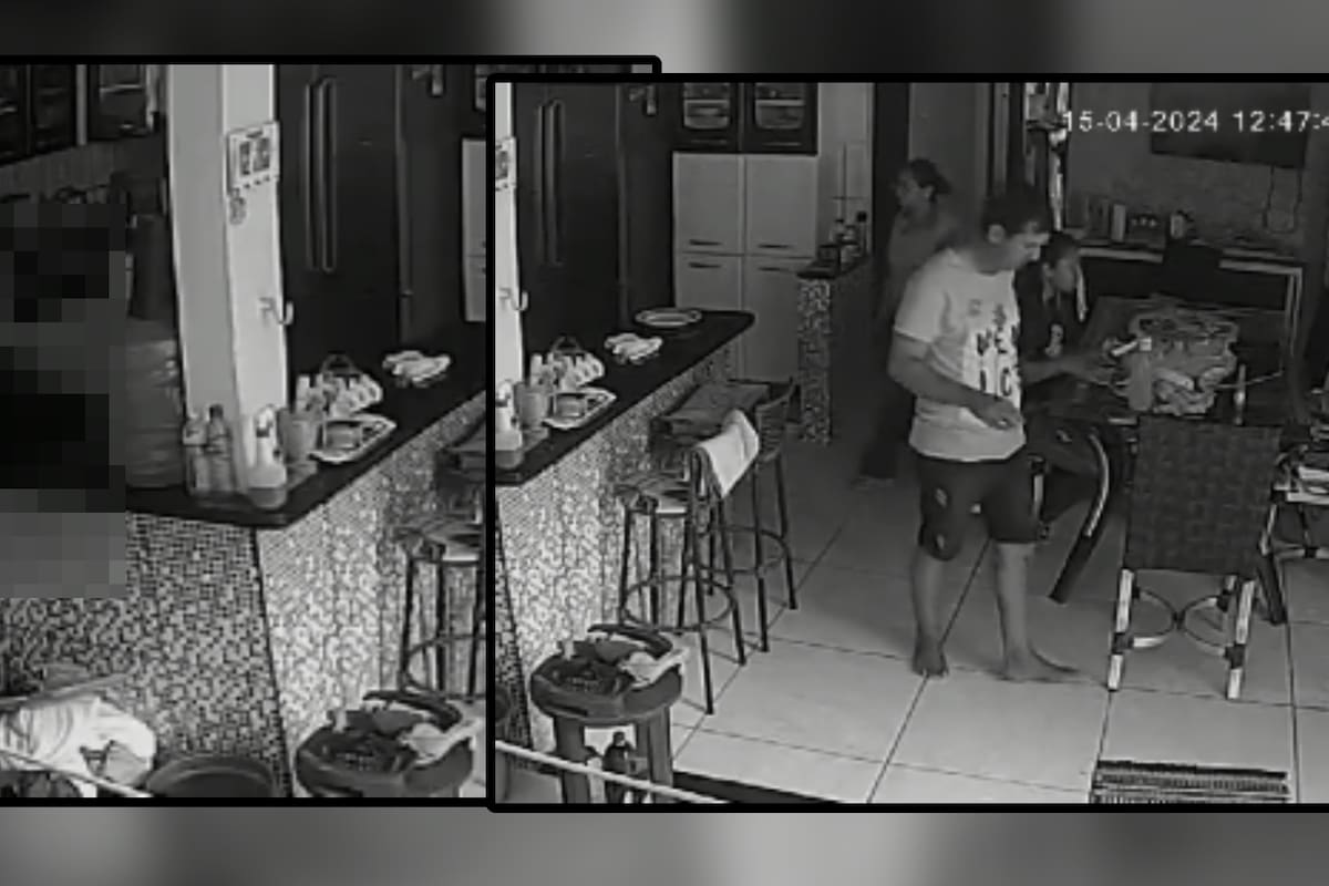 VIDEO: Momento en que hombre mata a puñaladas a su esposa frente a sus hijos en Brasil (Imágenes fuertes)