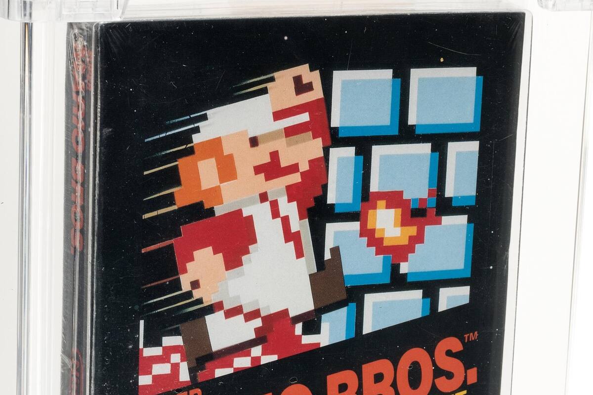 Una copia rara de Super Mario Bros se vende por $114 mil dólares