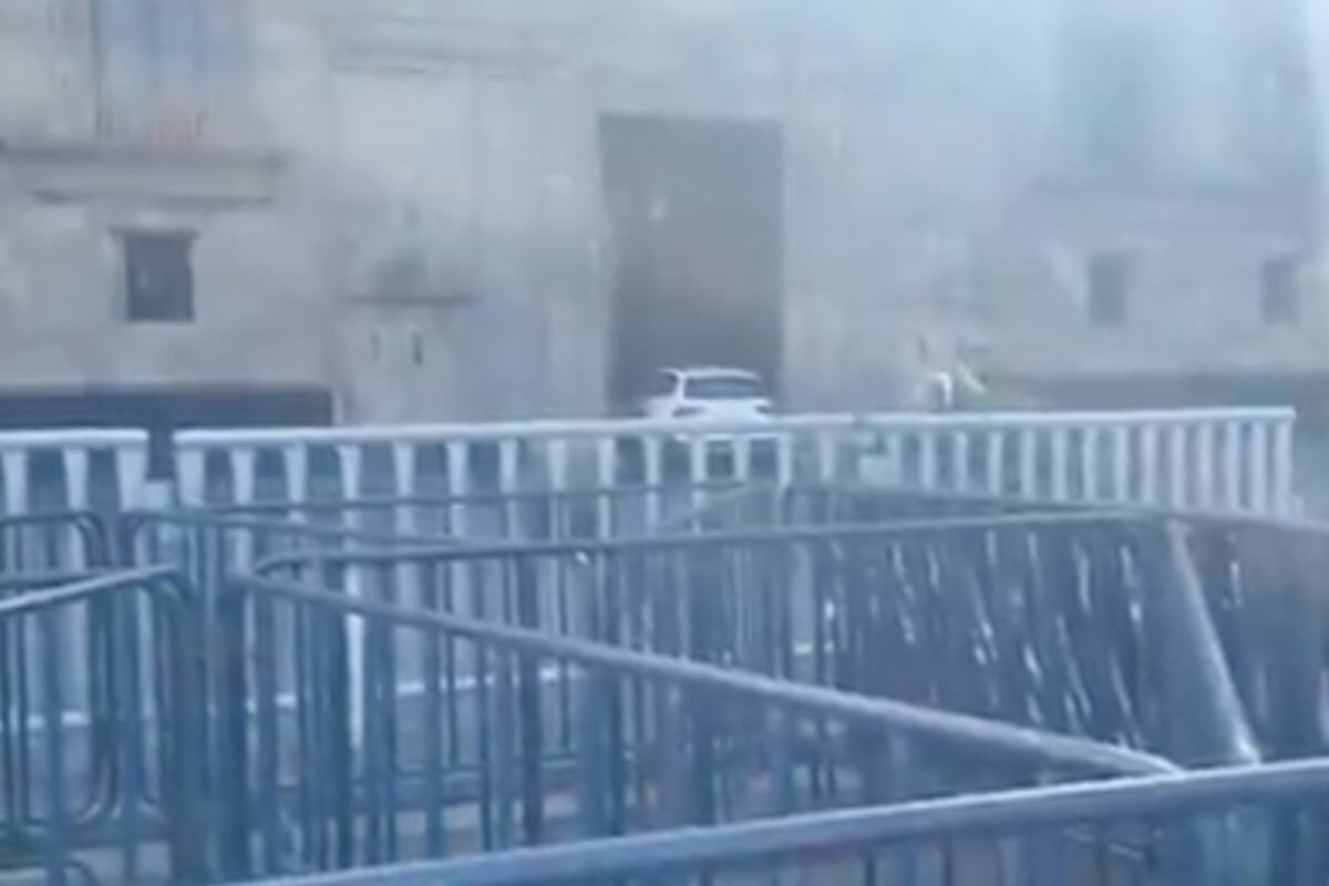 VIDEO: AMLO regresa a Palacio Nacional tras someterse a cateterismo cardiaco