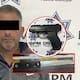 Atrapan a presunto ladrón de comercio con navaja y pistola de utilería