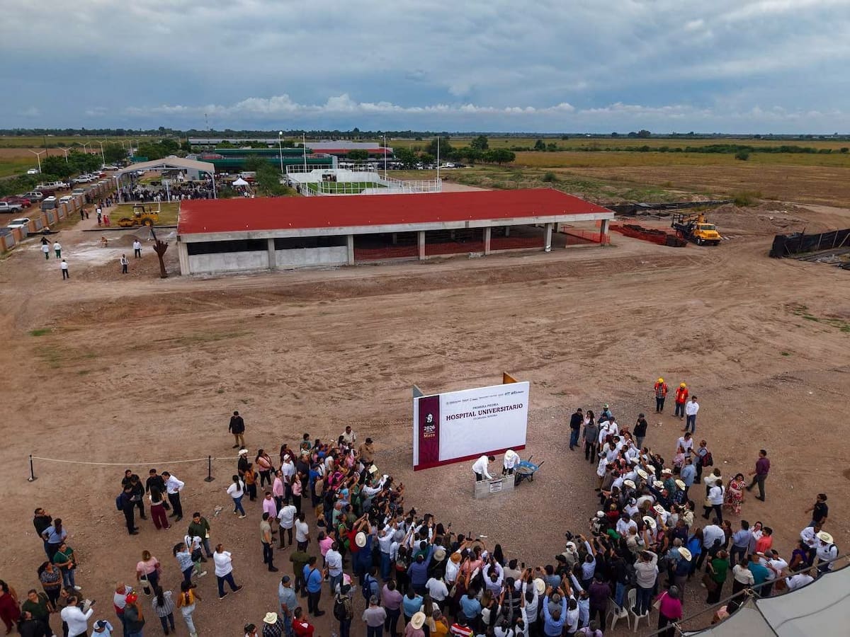 El nuevo hospital estará vinculado con la formación de estudiantes de las carreras de salud de la Universidad Tecnológica de Etchojoa. FOTO: ESPECIAL