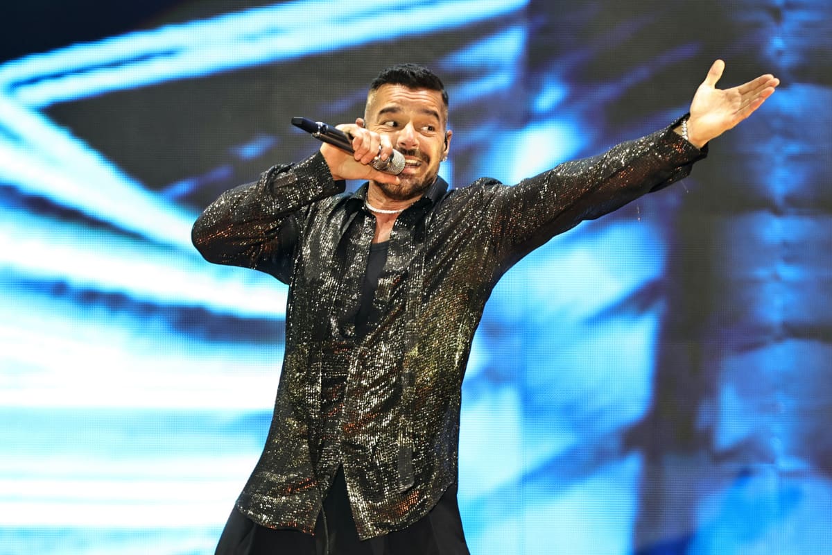Así fue el momento en que lanzaron gas lacrimógeno durante concierto de Ricky Martin en Montenegro (VIDEO)