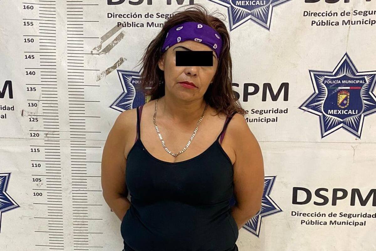 Arrestan a mujer con metanfetamina en la Progreso