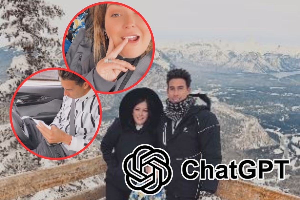 Detienen a Mariana Echeverría y Óscar Jiménez en Canadá; la comediante consulta a ChatGPT para evitar pagar la multa