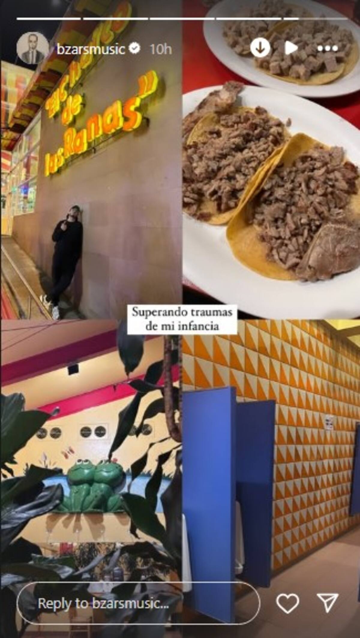 Alejandro Bezares visita El Charco de las Ranas / Instagram: @bzarsmusic