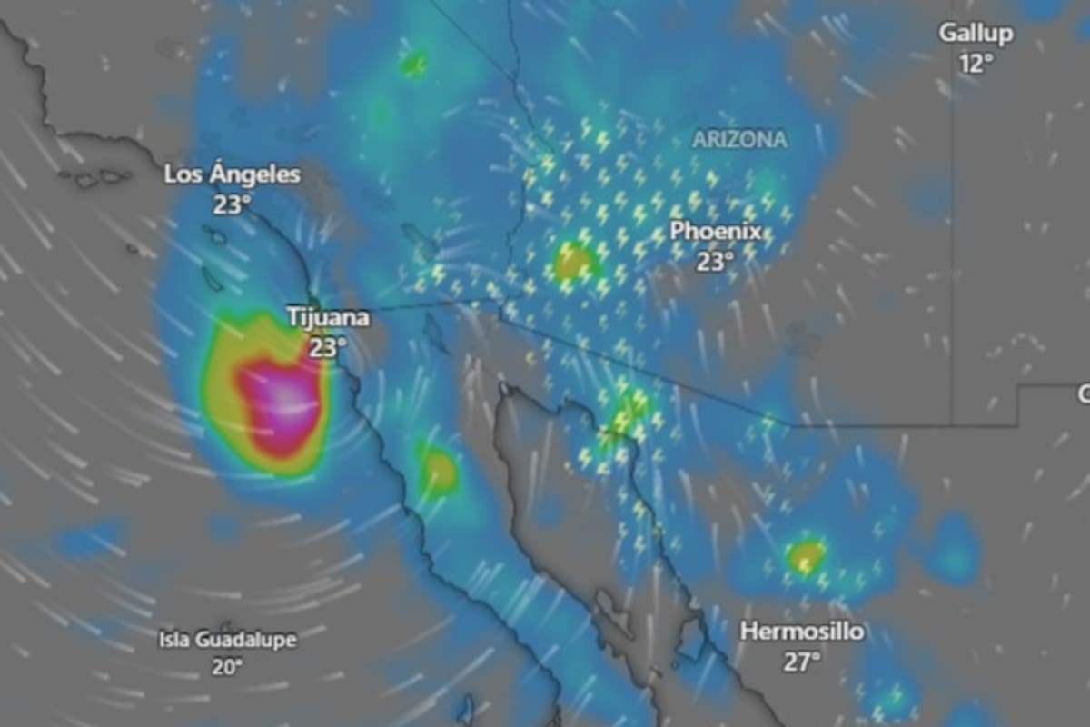 Llama Protección Civil BC a extremar precauciones ante pronóstico de lluvias muy fuertes y vientos