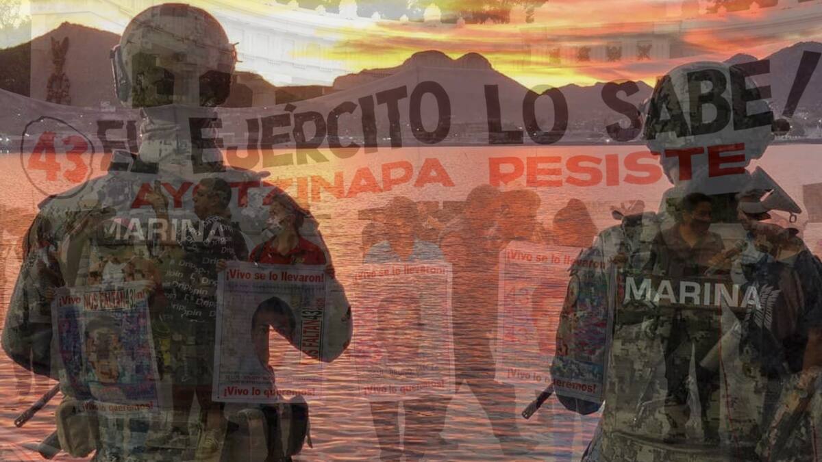 La Marina de México, implicada en torturas para crear la versión oficial de Ayotzinapa. FOTO: Especial