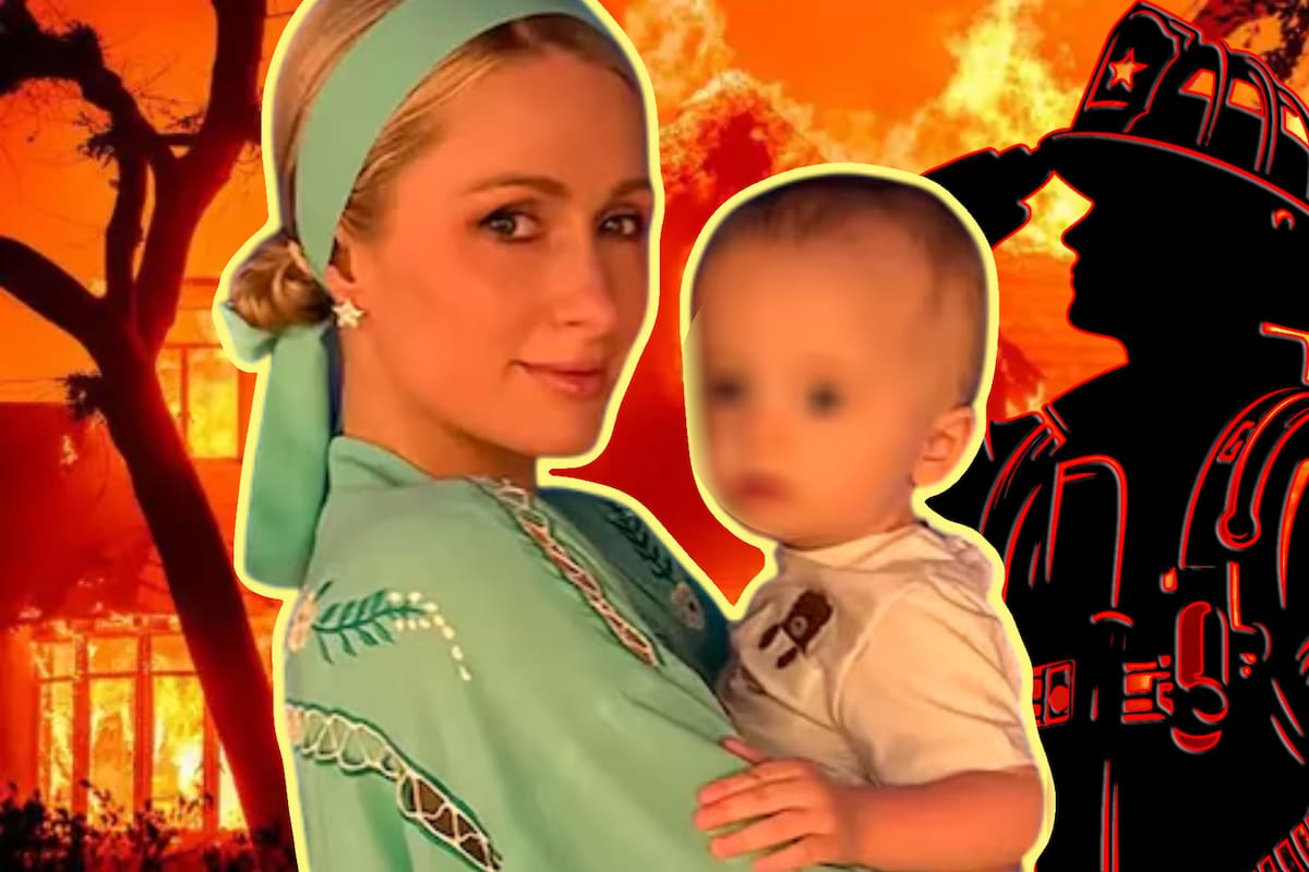 Hijo de Paris Hilton sueña con ser bombero tras perder su casa por incendios en Los Ángeles