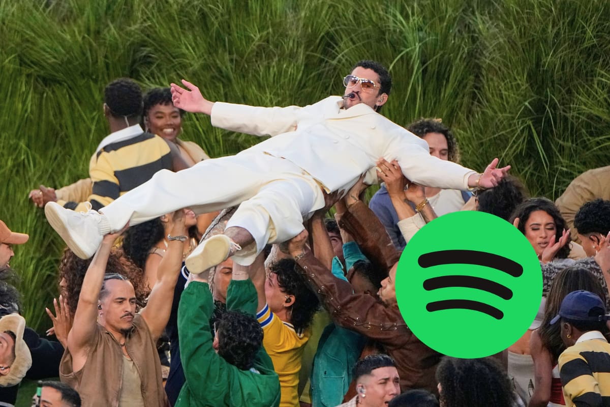 Bad Bunny se convierte en el primer artista latino en superar los 100 millones de oyentes mensuales en Spotify