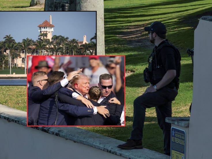 Servicio Secreto mata a joven de 20 años que intentó ingresar de madrugada con escopeta y bidón de combustible al perímetro de Mar-a-Lago, residencia de Donald Trump en Florida; el complejo quedó bajo investigación federal