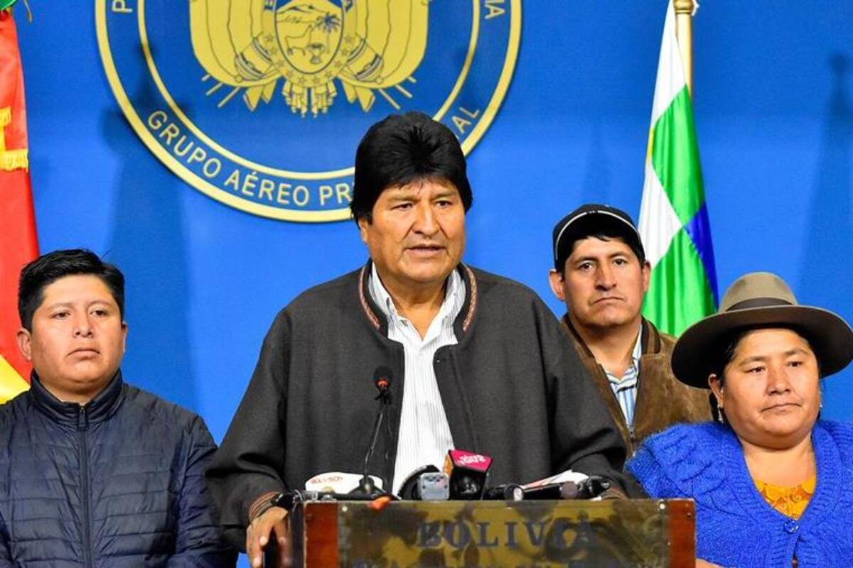 Bolivia, sumida en el caos tras partida de Evo Morales a México