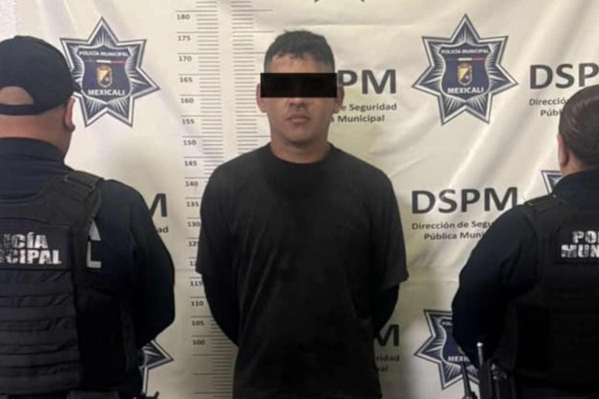 Detienen a joven en Mexicali por presunta extorsión con video íntimo