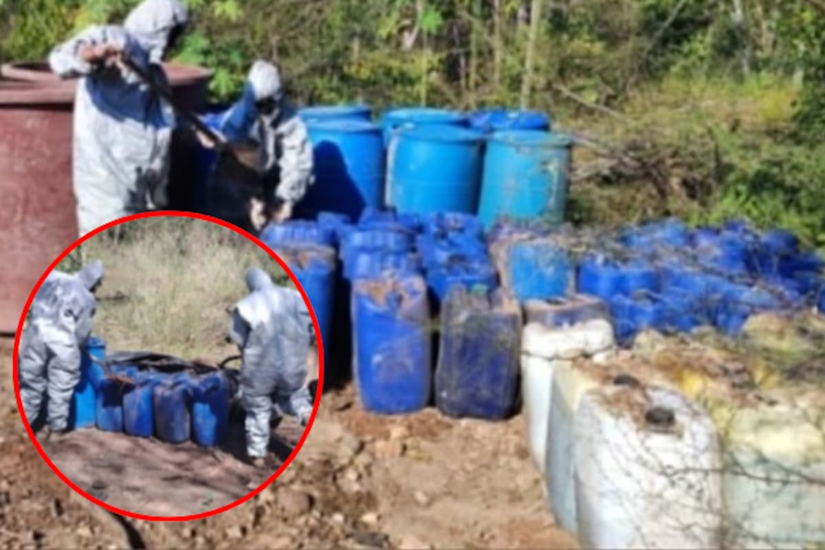 Operativo en Culiacán: autoridades localizan y aseguran más de 2,000 litros de precursores químicos ocultos en áreas rurales de El Melado y Corralejo