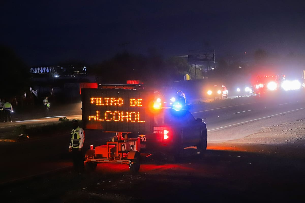 Filtros de alcoholimetría detectan a más conductores ebrios en Hermosillo y aumentan los enviados ante el juez, pero disminuyen accidentes y muertes viales