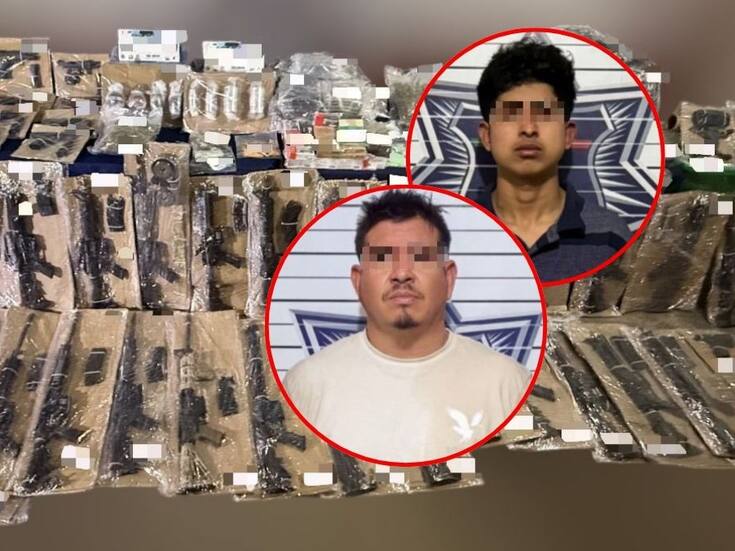 SSC reporta “histórico aseguramiento” de armas en Quintana Roo junto a la detención de dos hombres, uno de ellos señalado como operador logístico del CJNG