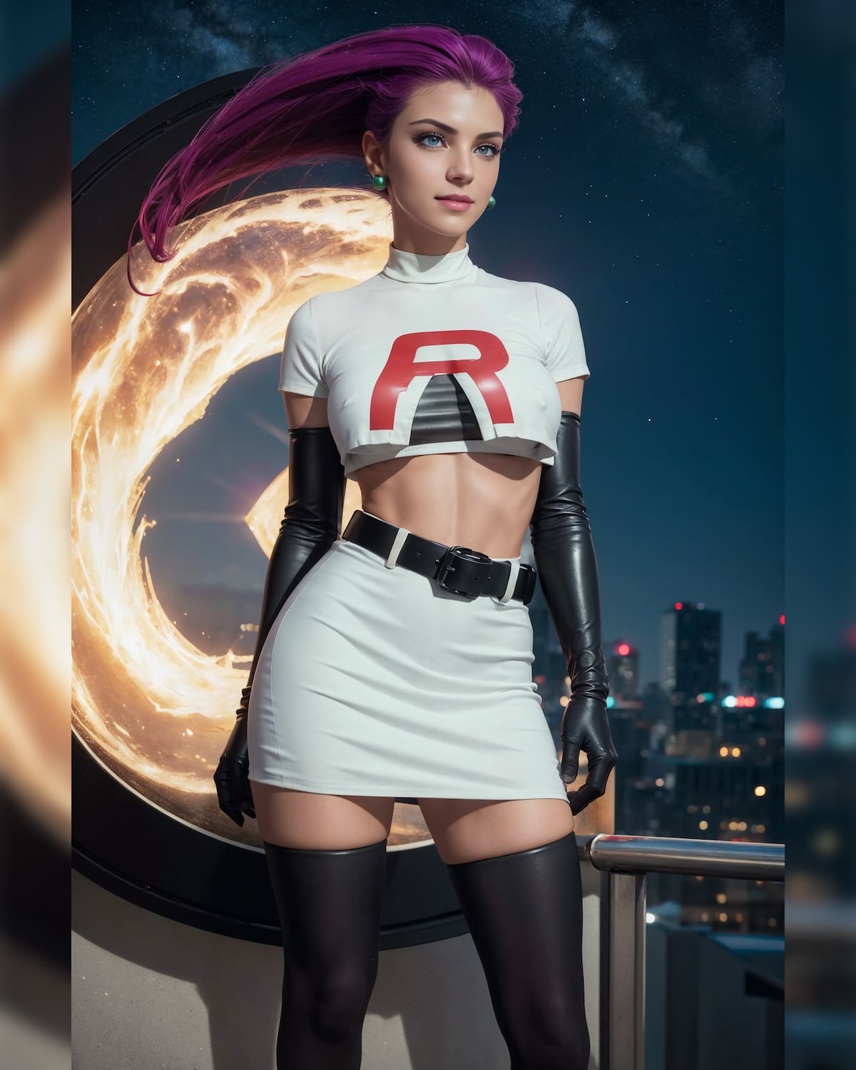 Así se vería Jessie del Equipo Rocket en la vida real según la Inteligencia Artificial