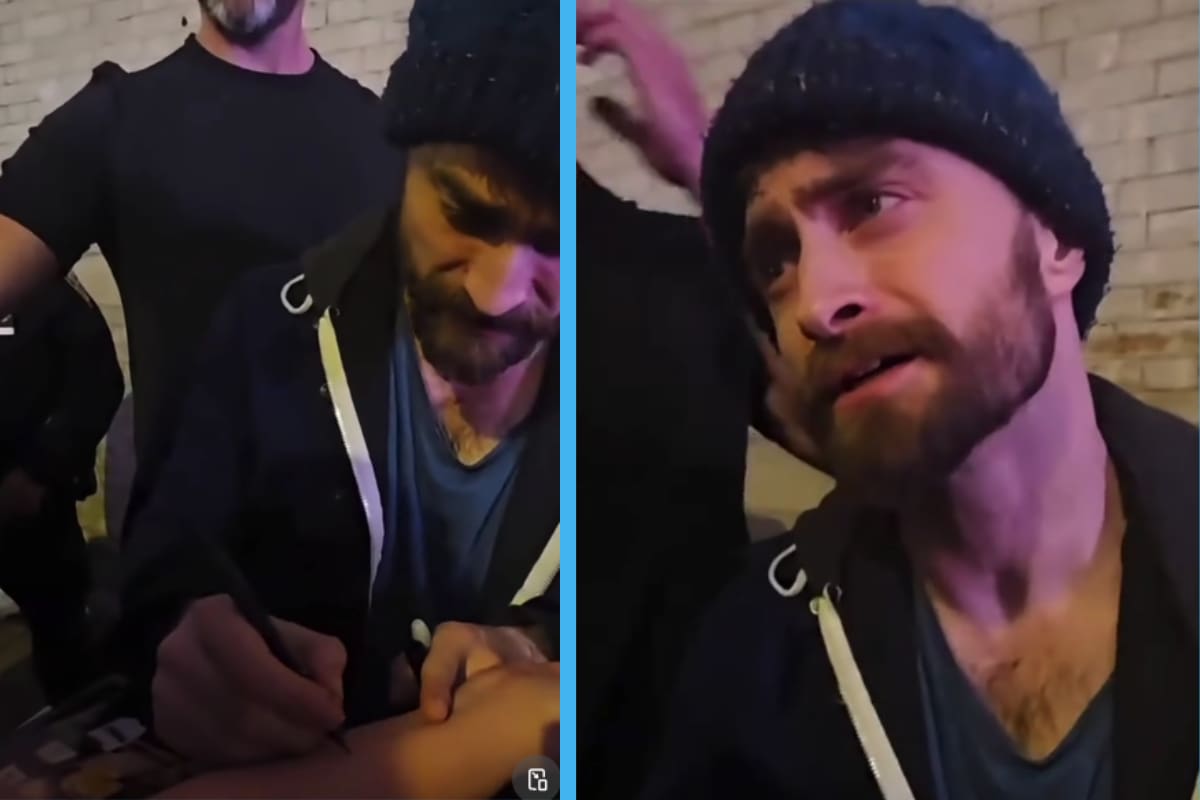 Daniel Radcliffe ruega a mexicana que no se tatúe su firma en el brazo (VIDEO)