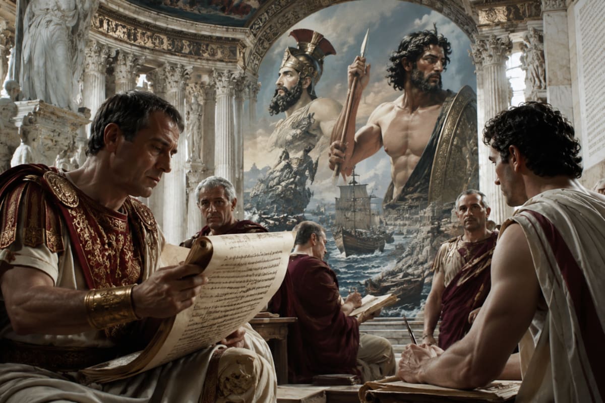 Historiadores encuentran que los romanos no solo admiraban la Ilíada y la Odisea, sino que adaptaron sus relatos para explicar el origen de Roma y construir una identidad cultural que permanece en libros, escuelas y universidades