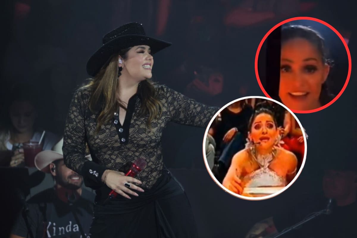 Yuridia recuerda la polémica con Lolita Cortés en La Academia con una proyección durante su histórico concierto en el Estadio GNP Seguros y hace referencia a las críticas que recibió en 2005 sobre su futuro como cantante