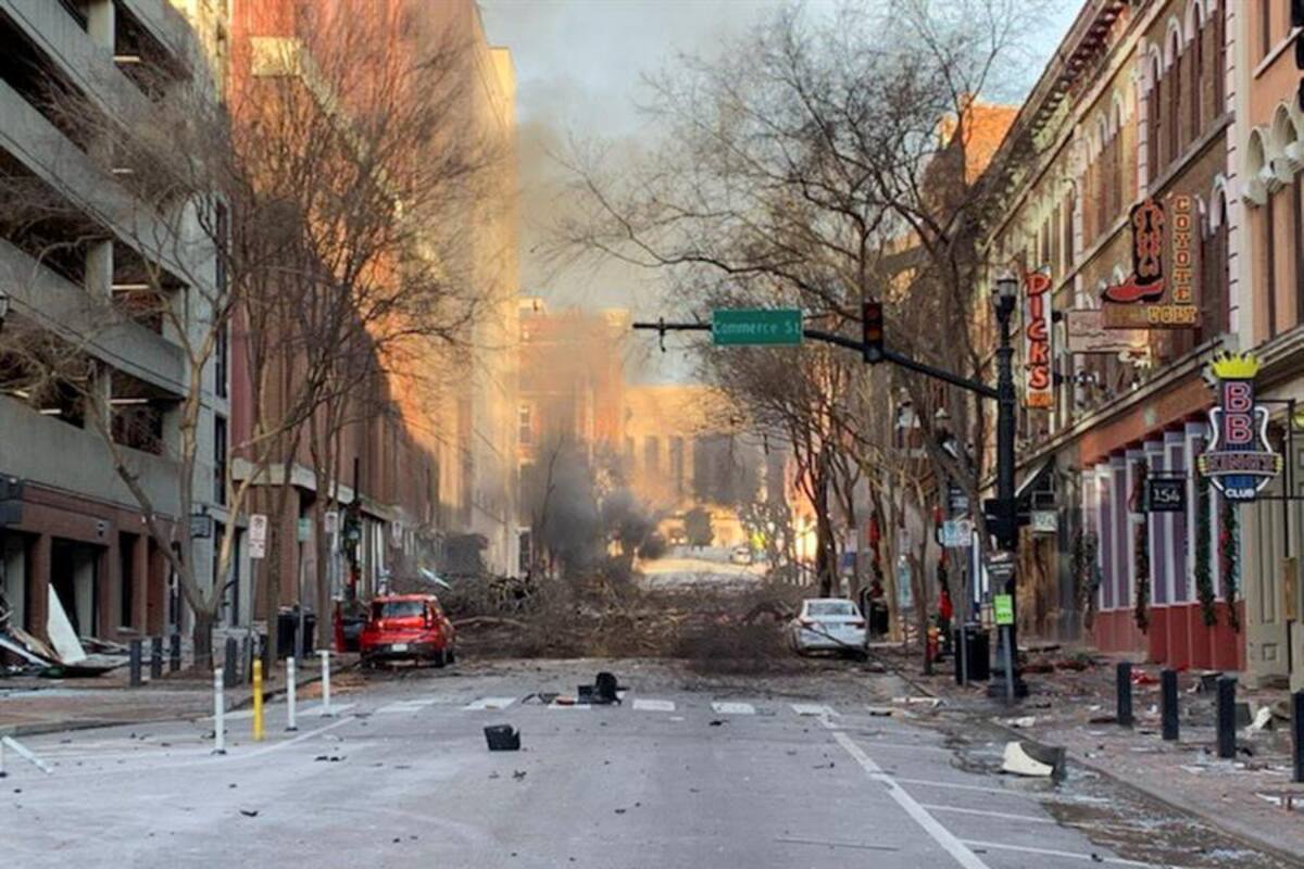 Explosión en Nashville: Identifican como Anthony Quinn Warner al posible autor del atentado y señalan tenía miedo a la tecnología 5G