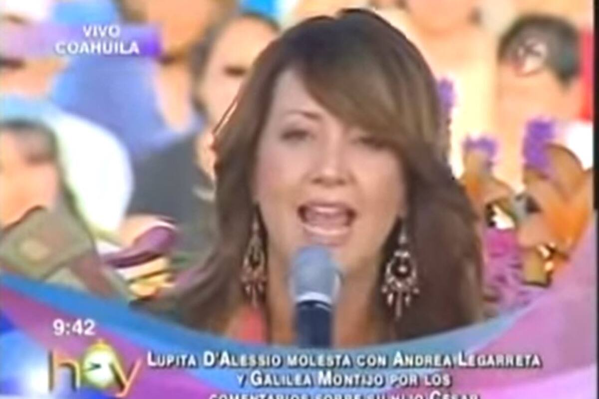 Lupita D'Alessio Vs Andrea Legarreta: La vez que la cantante la amenazó con sacarle los ojos y también a Galilea Montijo