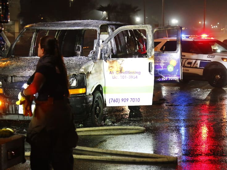 Incendio frente a C5