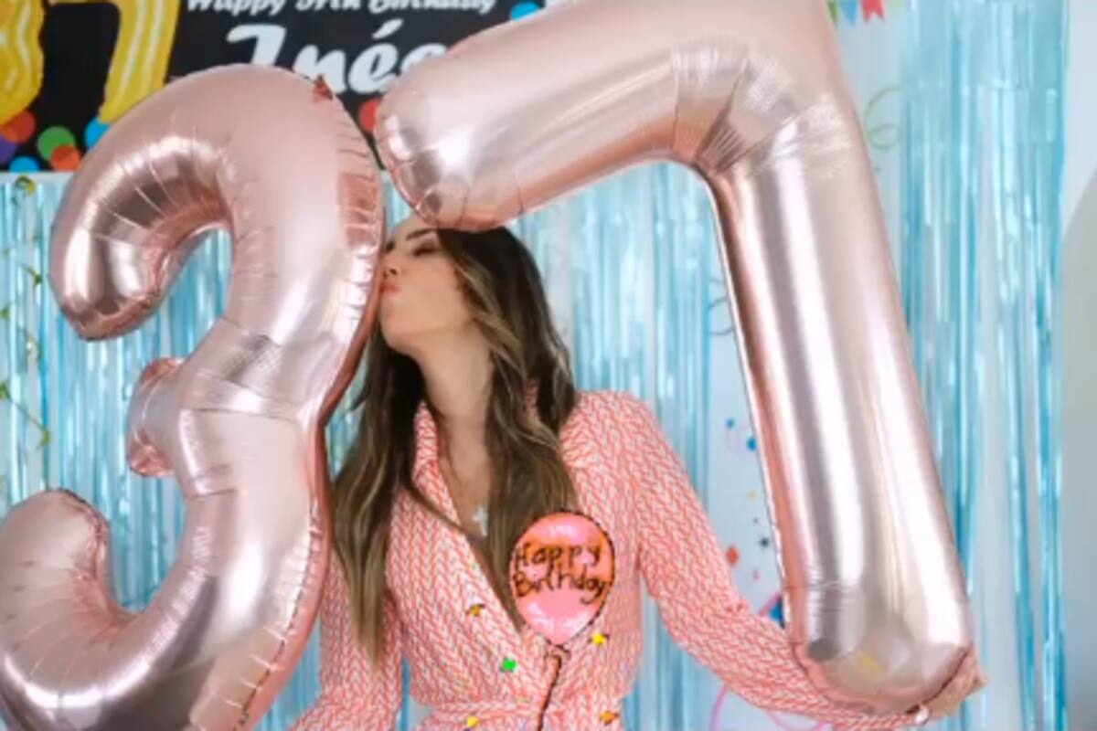 Así festejó Inés Gómez Mont su cumpleaños #37 en plena pandemia