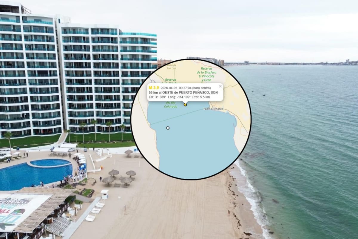 Sismo de magnitud 3.9 al oeste de Puerto Peñasco no dejó daños ni fue percibido: Protección Civil