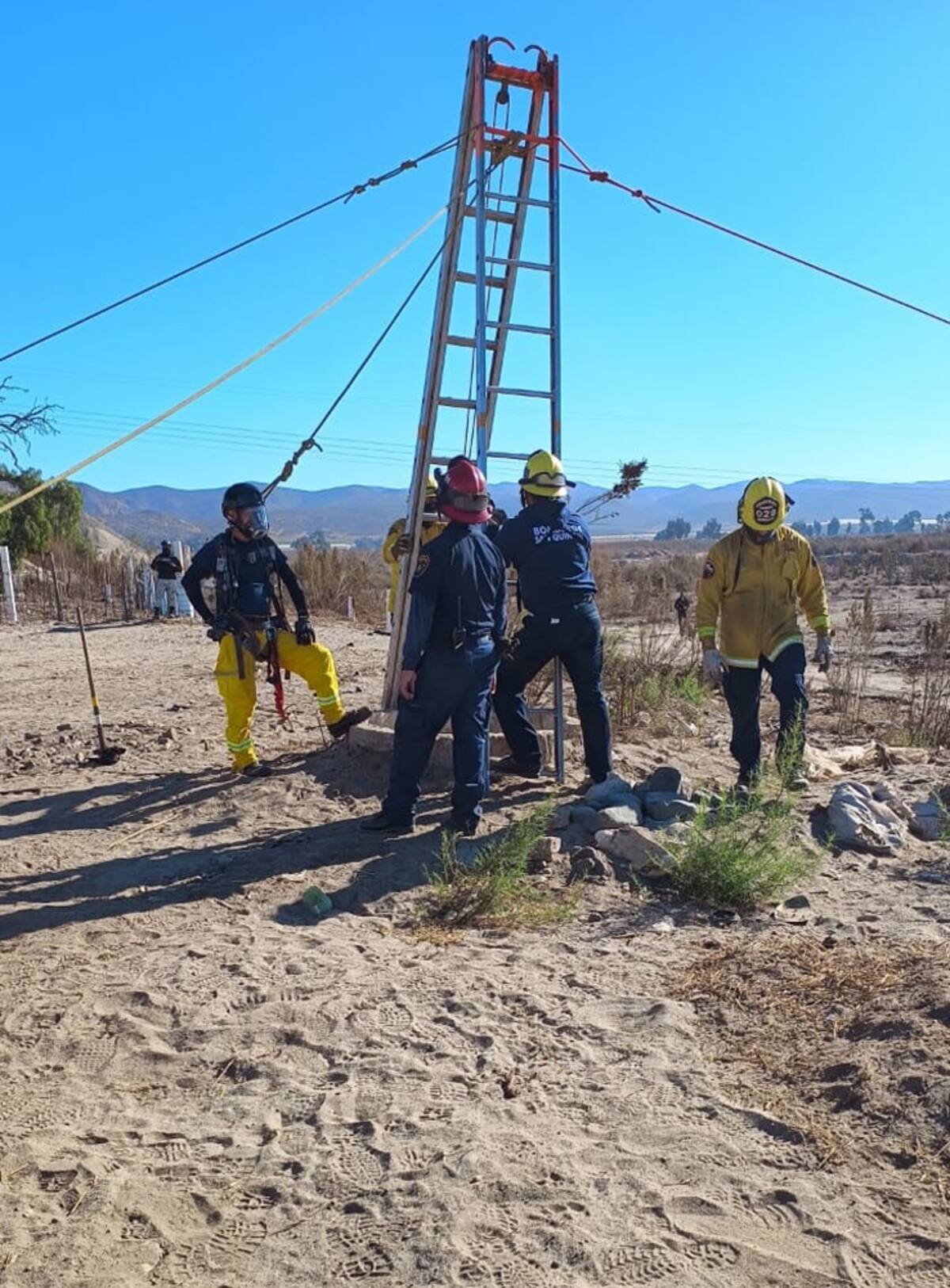 El hallazgo se realizó en el Rancho Llamas en la delegación Vicente Guerrero en San Quintín.