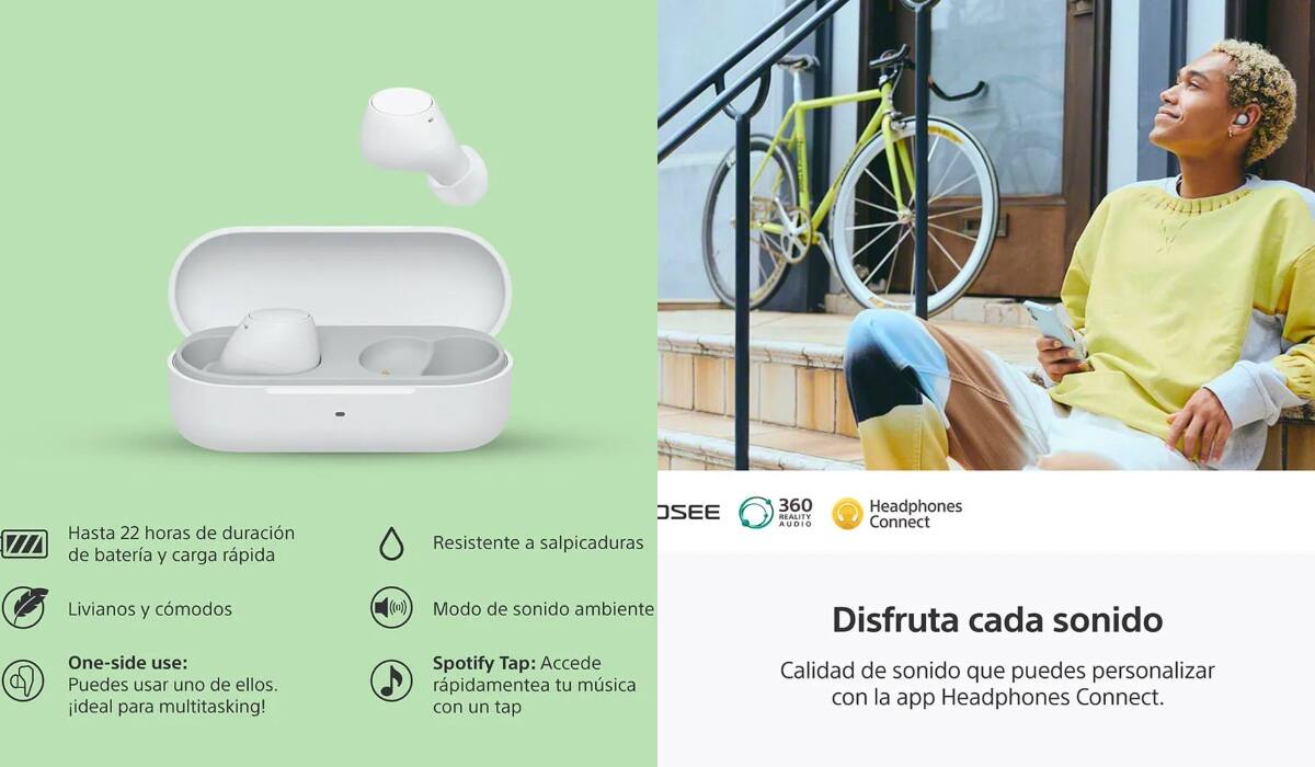 Mercado Libre sorprende con audífonos Sony blancos al 51% de descuento