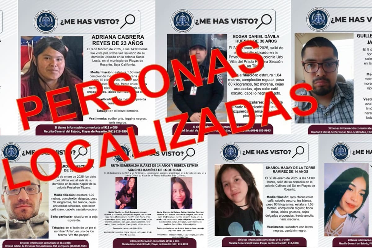 FGE localiza a diez personas reportadas como desaparecidas