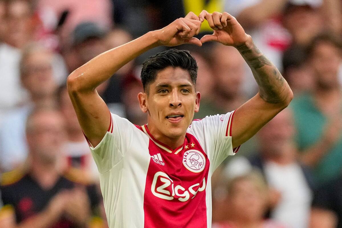 Edson Álvarez anota el primer gol del Ajax en Champions League 2022-23