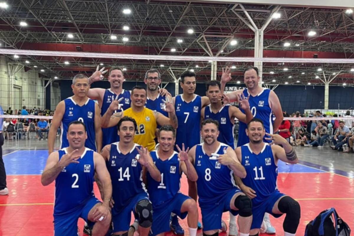 Destacan cachanillas en el Nacional Máster de Voleibol