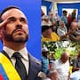 Abelardo de la Espriella, nuevo presidente colombiano surgido de la derecha, dona su primer salario a dos hogares geriátricos afectados por terremoto y promete entregar cada mes su sueldo a distintas causas sociales durante todo su mandato