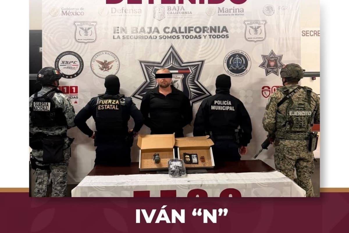 Detienen en Tecate a ruso buscado por la Interpol; llevaba una granada y credenciales falsas de la CIA