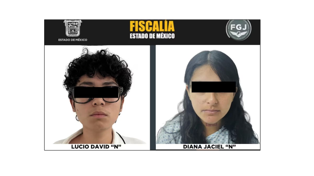 Lucio y Diana, padres del bebé abandonado se encuentra detenidos y son acusados del delito de intento de homicidio tras lo sucedido en Tultitlán. | Fiscalía del Estado de México
