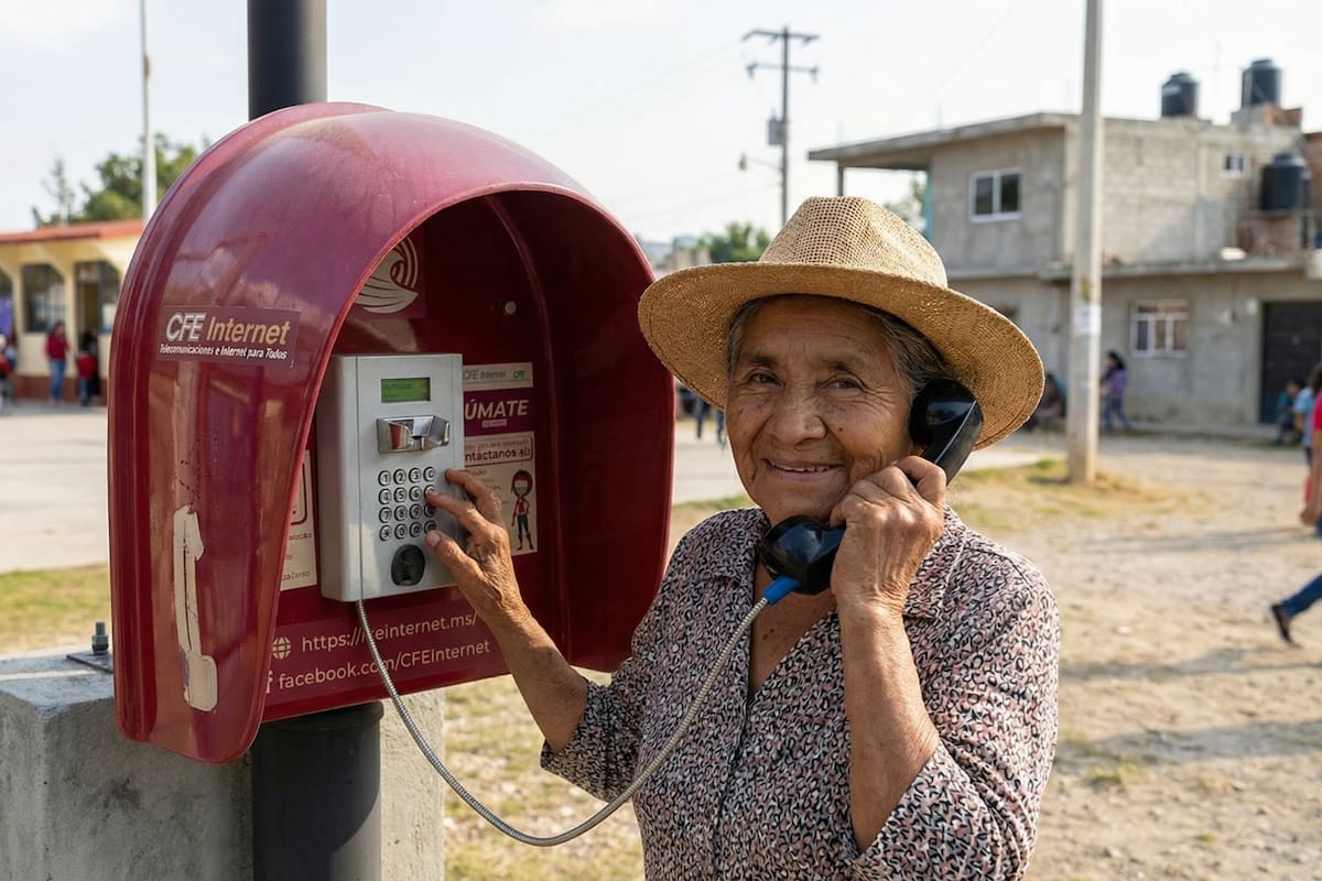 La CFE revive las cabinas telefónicas en México en plena era del celular: qué son ahora, dónde están operando y por qué el gobierno apuesta por ellas mientras Telmex las retira