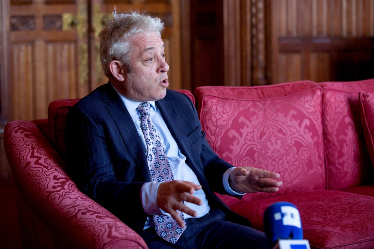 John Bercow, presidente de la Cámara de los Comunes anuncia su retiro