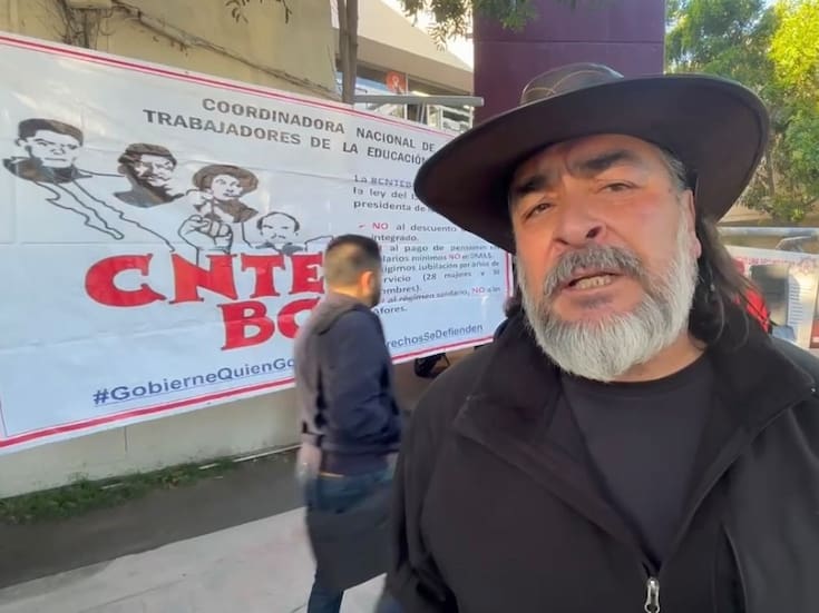 Realizan paro maestros de la CNTE