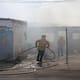 Incendio en casas de la Prohogar moviliza a Bomberos