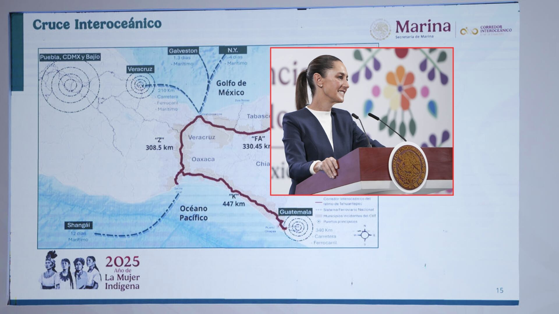 Tren del Istmo estará terminado en junio de 2026, confirma Gobierno federal. Foto: Especial (Presidencia de México)