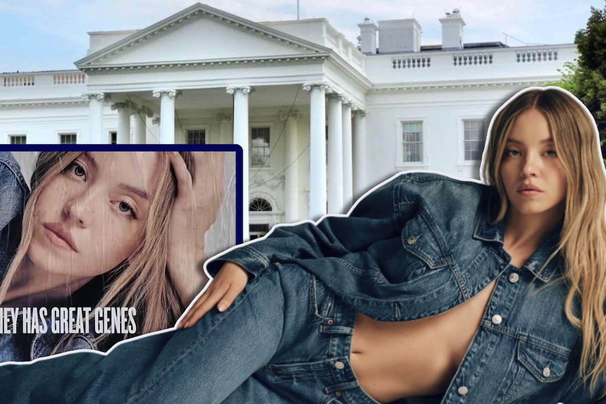 Casa Blanca llama “morónicas” las acusaciones de racismo a Sydney Sweeney en su comercial de jeans