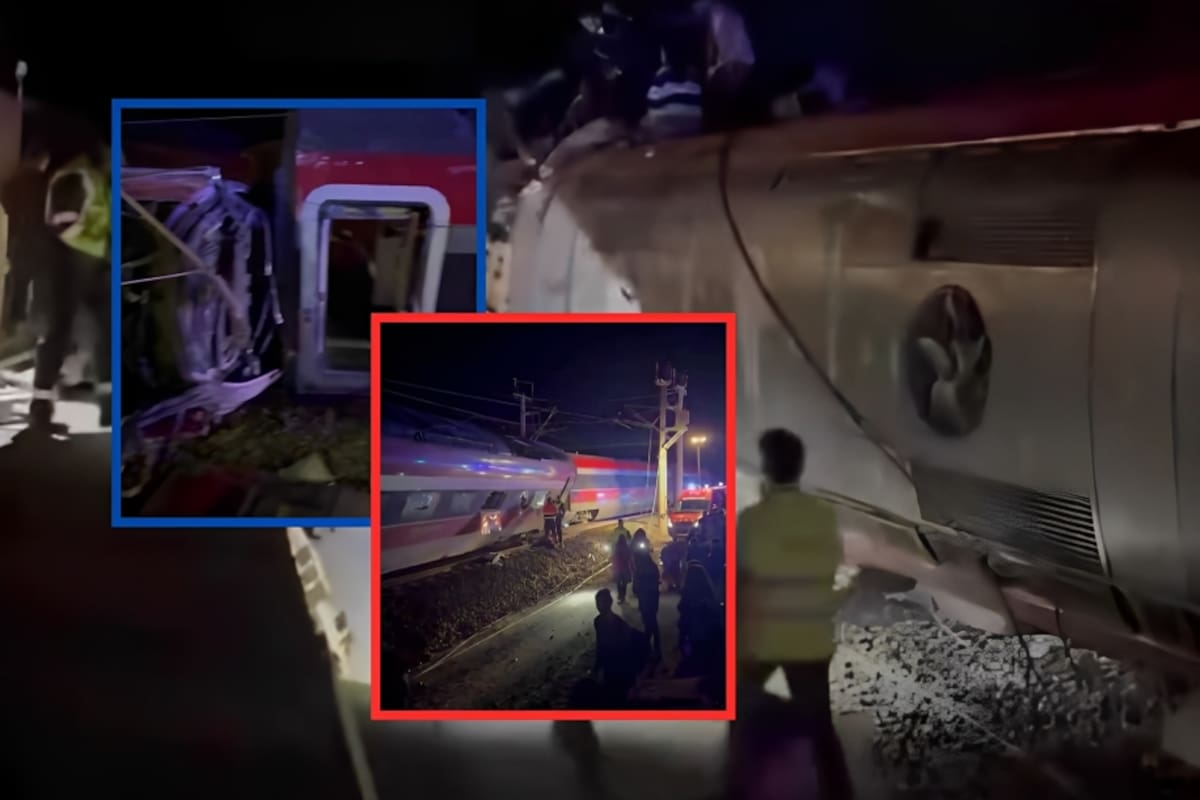 Colisión de dos trenes de alta velocidad en Córdoba, España, tras descarrilamiento deja al menos 10 fallecidos y cerca de 100 heridos