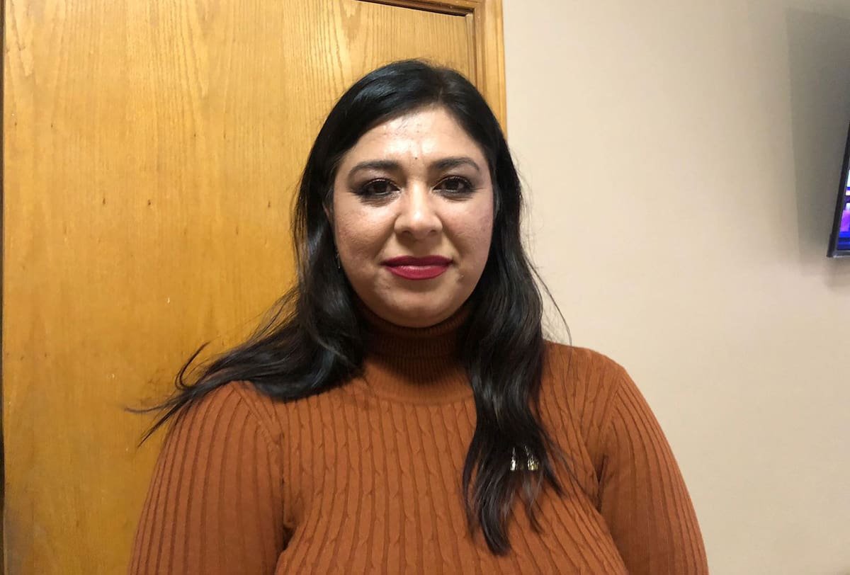 Nadia Moroyoqui Coronado, secretaria general del sindicato de Burócratas de Rosarito.