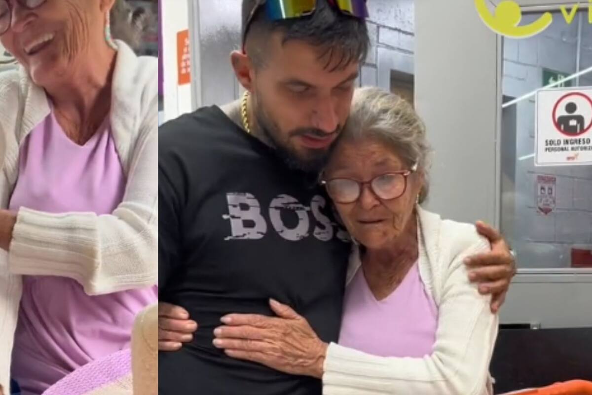 Estas 3 abuelitas no salían de su casa y un tiktoker les regaló el mejor día de su vida